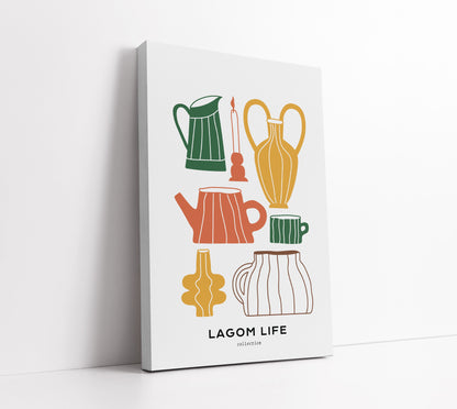 Lagom Life Art Print // Wall Art Print - Artrise