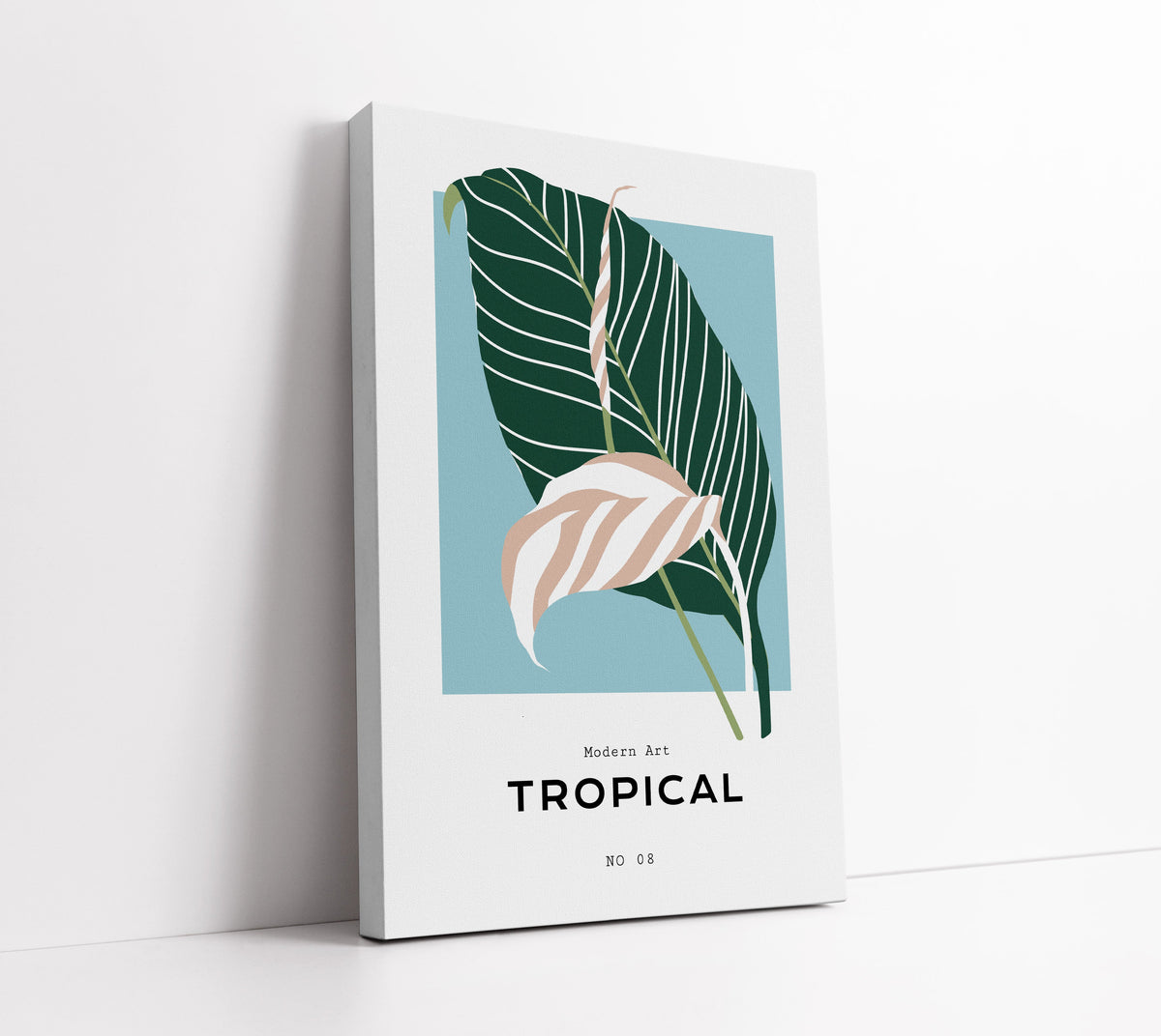 Blue Tropical Wall Art Print - Artrise