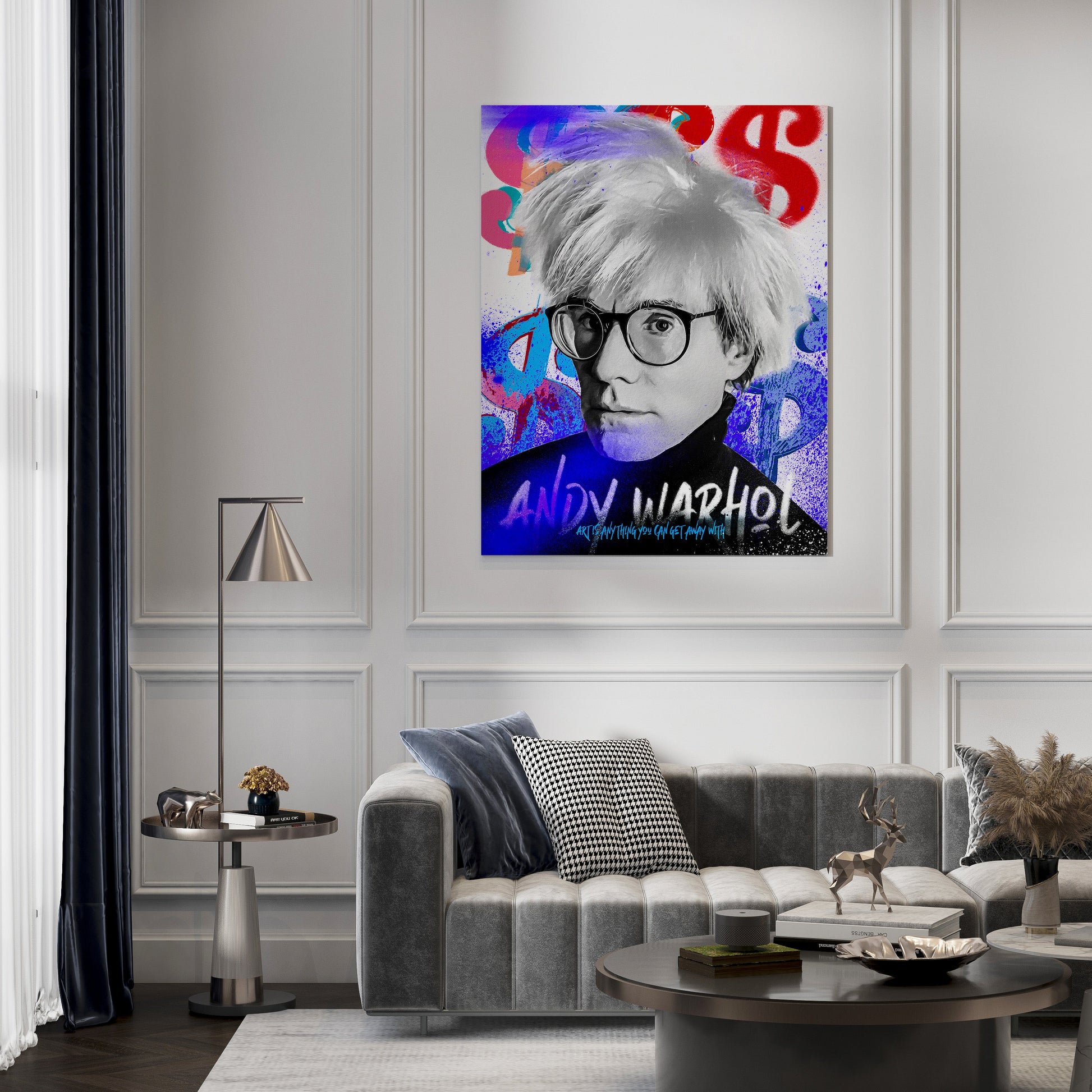 Eclectic Andy Warhol Pop Art // Wall Art Print - Artrise