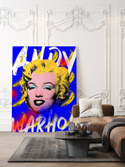 Marilyn Monroe by Andy Warhol Inspired Pop Art // Wall Art Print - Artrise