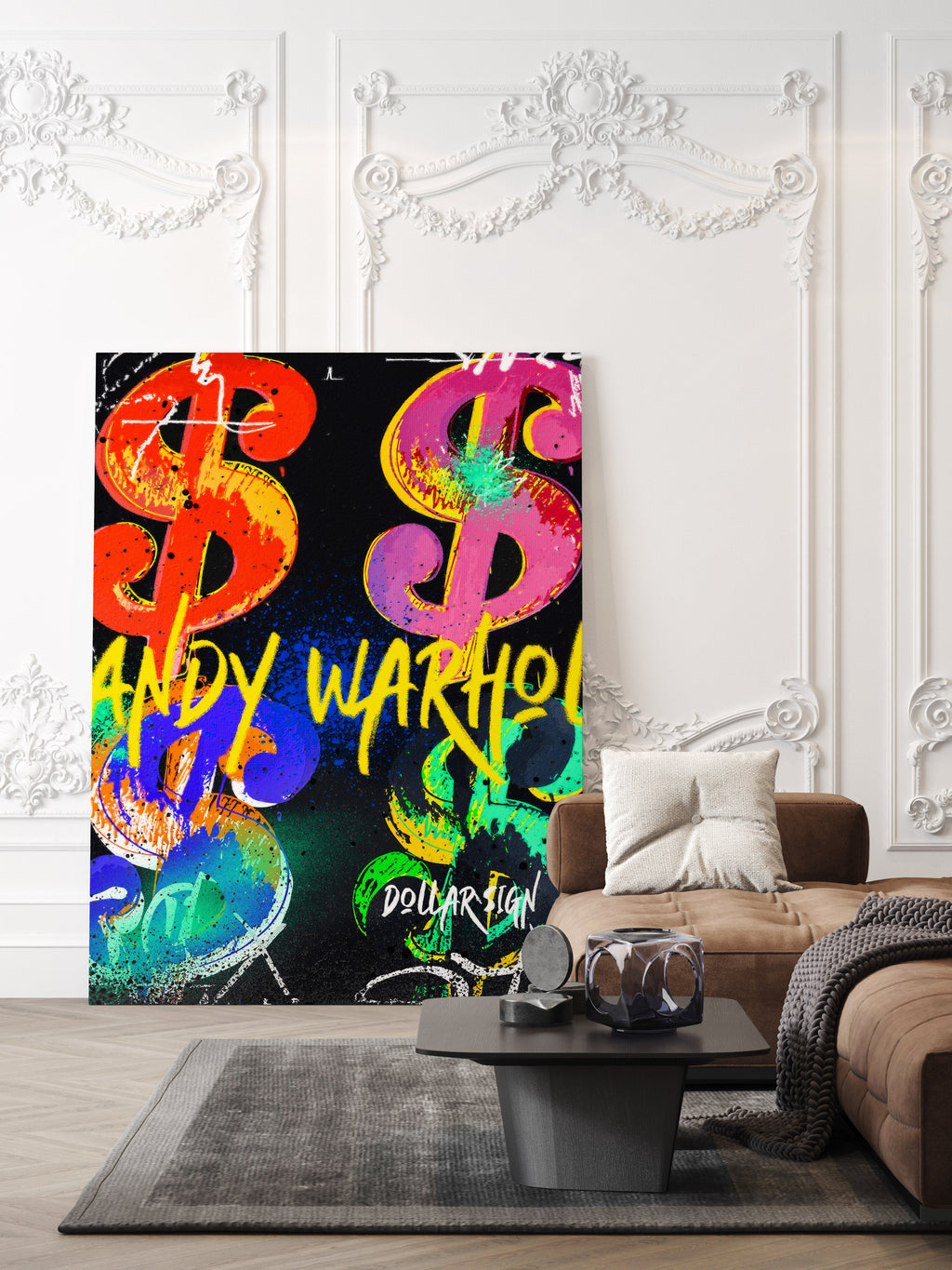Money Mind Andy Warhol Inspired Pop Art - Artrise