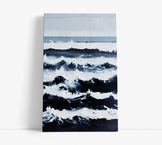 Wavy Ocean Art Print - Artrise